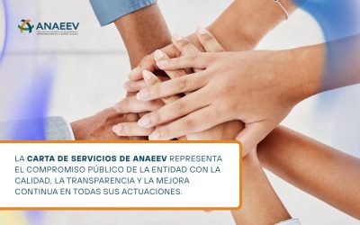 La Carta de Servicios de ANAEEV representa el compromiso público de la entidad con la calidad, la transparencia y la mejora continua en todas sus actuaciones